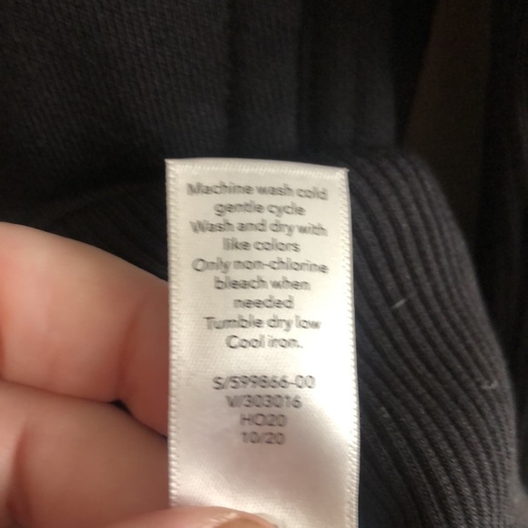 Athleta Black Mala Hoodie Sweatshirt Midi Dress - Picture 7 of 9